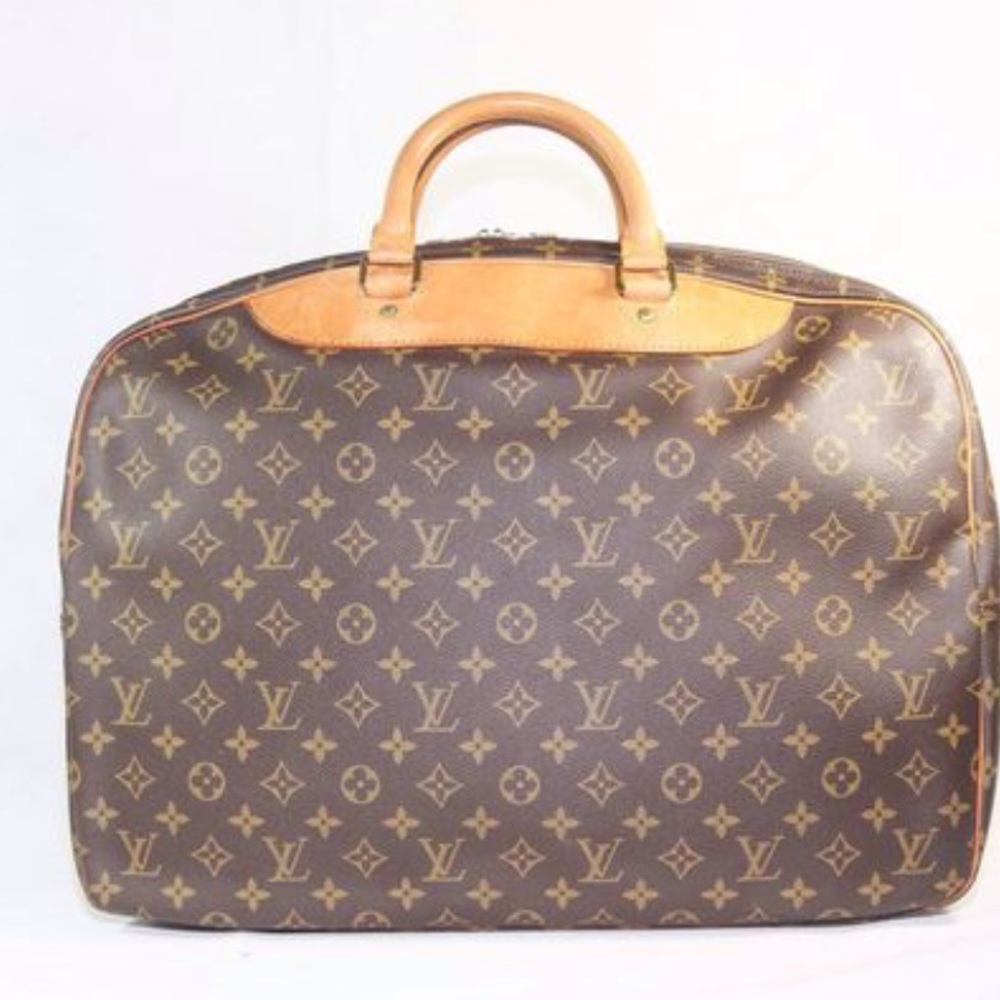 Louis Vuitton Monogram Alize 24 HEURES Boston Bag